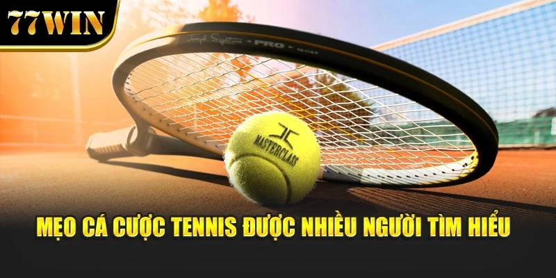 Mẹo cá cược Tennis được nhiều người tìm hiểu