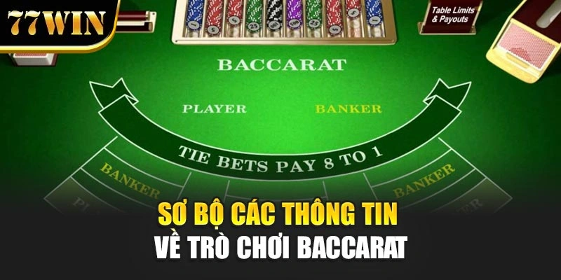 Sơ bộ các thông tin về trò chơi baccarat